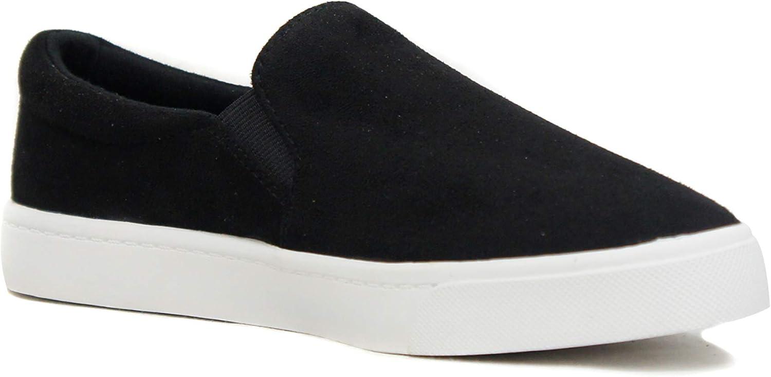 image:imageSoda Top Shoe Reign Womens Closed Toe Slip on Sneaker LoaferBlack Imsu