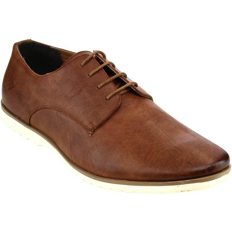 image:imageMens Flat Dress Formal Shoes Lace Up Oxfords Office Casual ARIDER ALAN02Camel