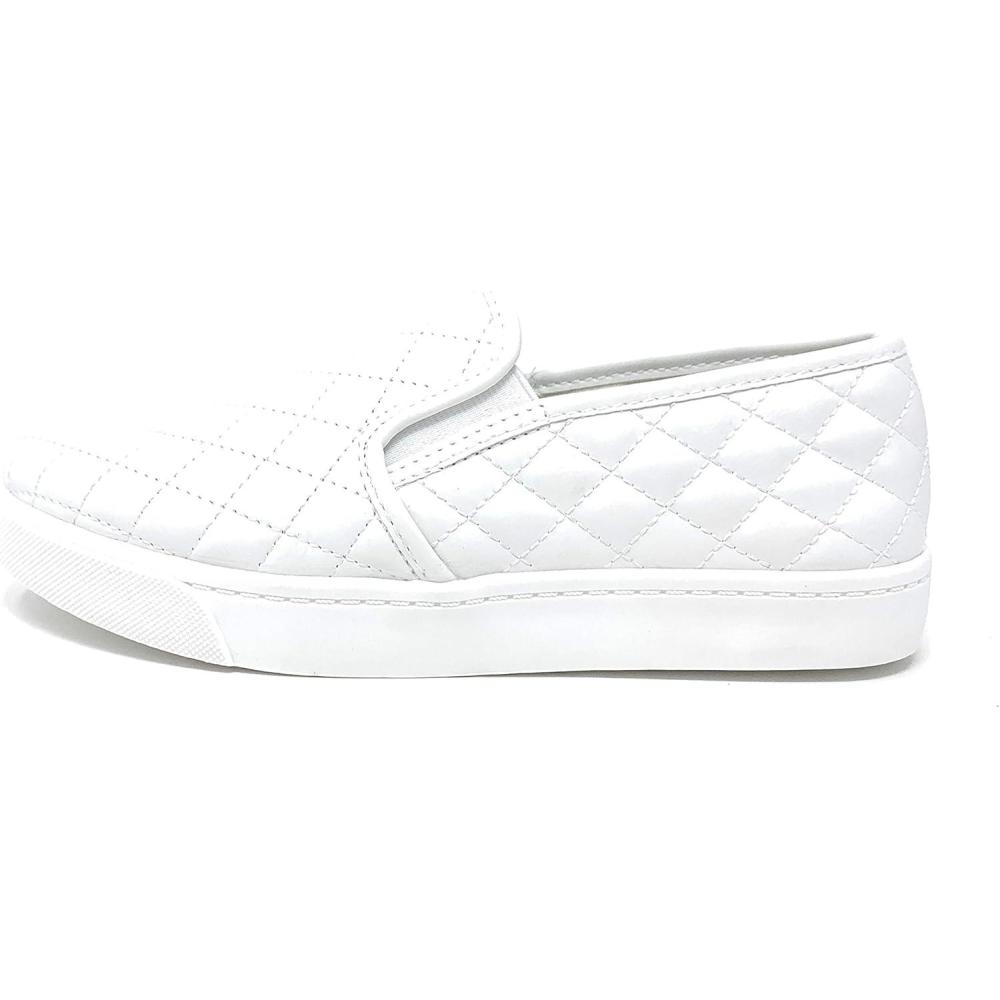 image:imageSODA Womens Preforated Slip On Sneakers Whiteal 9