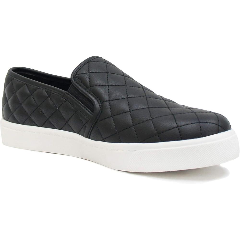 image:imageSoda Topshoe Avenue Alone Womens Preforated Slip On SneakersBlack
