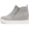 Light Grey Suede