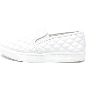 SODA Women’s Preforated Slip On Sneakers, White*al, 9