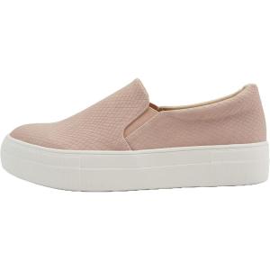 Soda Hike ~ Slip On Double Layer Foam Padded Cushion Sock Fashion Sneakers (Mauve Cobra, Numeric_10) …